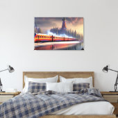 Zug Leinwanddruck (Insitu (Schlafzimmer))