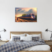 Zug Leinwanddruck (Insitu (Schlafzimmer))