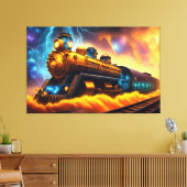 Zug Leinwanddruck (Insitu (Wohnzimmer))