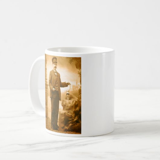 Zug-Leiter-Kaffeetasse Kaffeetasse (Vorderseite Links)