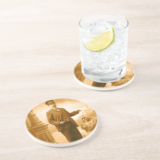 Zug-Leiter-Untersetzer Getränkeuntersetzer (Seite)