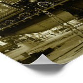 Zug, Lokomotive, Geist, 20. Jahrhundert, Poster (Ecke)