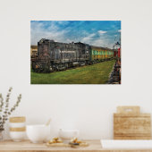 Zug - Lokomotive-Werk Baldwin Poster (Küche)