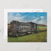 Zug - Lokomotive-Werk Baldwin Postkarte (Vorne/Hinten)