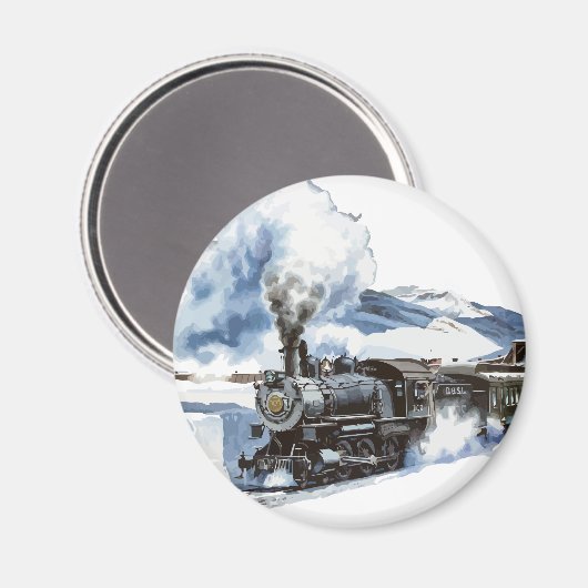 Zug Magnet (Vorderseite/Rückseite)