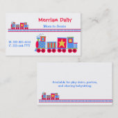 Zug-Mama-Spiel-Datums-Karte Telefonnummerkarte (Vorne/Hinten)