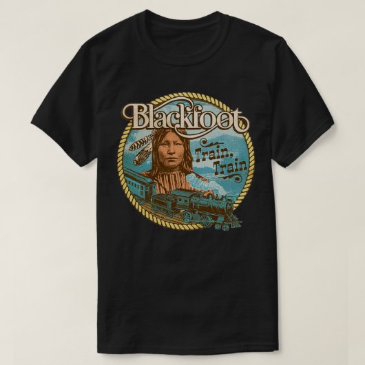 Zug mit Blackfoot 1 T-Shirt (Design vorne)