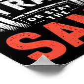 Zug mit Zug - Bodybuilding der Fitness Poster (Ecke)