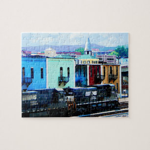 Zug mit zwei Lokomotiven Roanoke, VA Puzzle