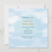 Zug Motor Boy 2. Einladung zum Geburtstag (Rückseite)