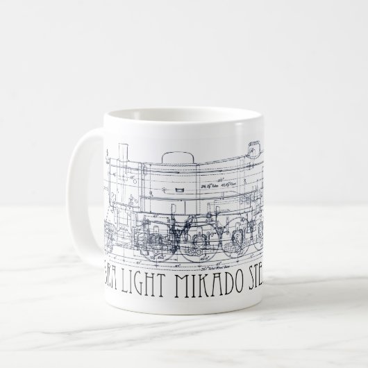 ZUG-MOTOR KAFFEETASSE (Vorderseite Links)