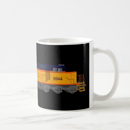 Zug-Motor: Klassisches Farbschema: Kaffee-Tasse Kaffeetasse (Rechts)