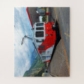 Zug nach Chamonix in der Schweiz Puzzle (Vertikal)