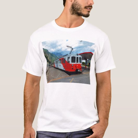 Zug nach Chamonix T-Shirt (Vorderseite)