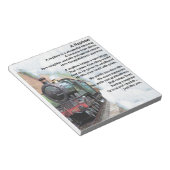 Zug - Nephew-Gedicht Notizblock (angewinkelt)