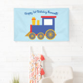 Zug Niedlich Choo-Choo 1. Geburtstag Party Thema Banner (Insitu)