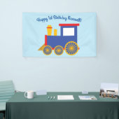 Zug Niedlich Choo-Choo 1. Geburtstag Party Thema Banner (Messeveranstaltung)