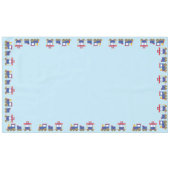 Zug Niedlich Choo-Choo 1. Geburtstag Party Thema Tischdecke (Vorderseite (Horizontal))