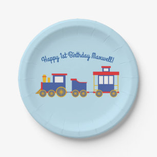 Zug niedliches Choo-Choo 1. Pappteller