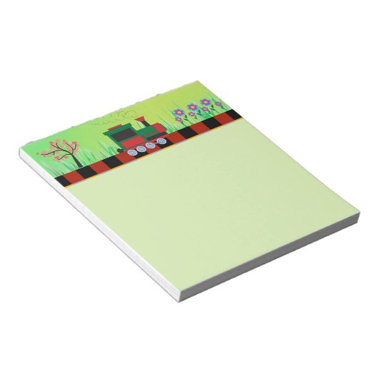 Zug Notizblock (angewinkelt)