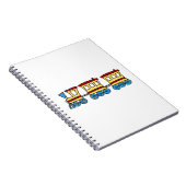 Zug Notizblock (Rechte Seite)