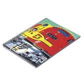 Zug Notizblock (Linke Seite)