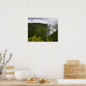 Zug oberhalb des Barron Falls Poster (Küche)