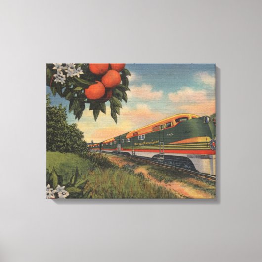Zug - Orange Blossom Special Leinwanddruck (Vorderseite)