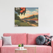 Zug - Orange Blossom Special Leinwanddruck (Insitu (Wohnzimmer))