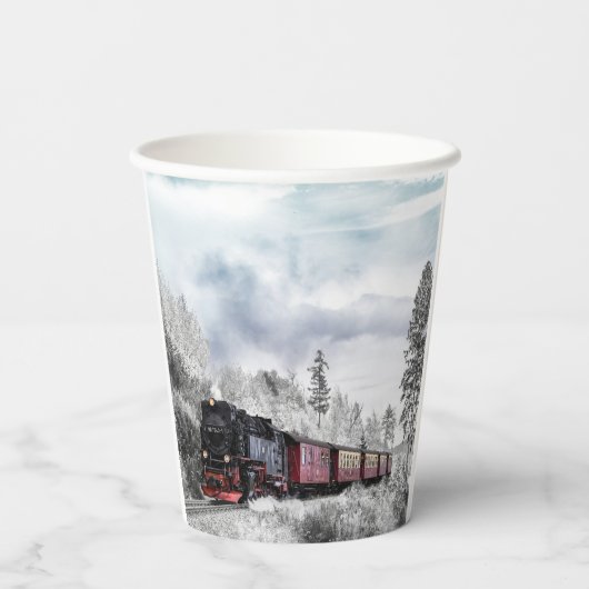 Zug Pappbecher (Rückseite)