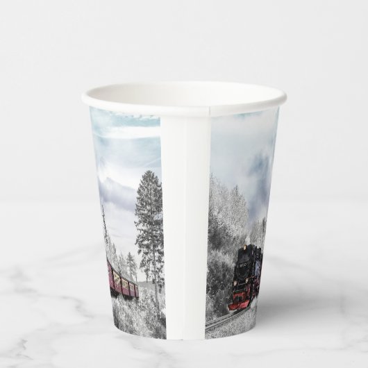 Zug Pappbecher (Rechts)