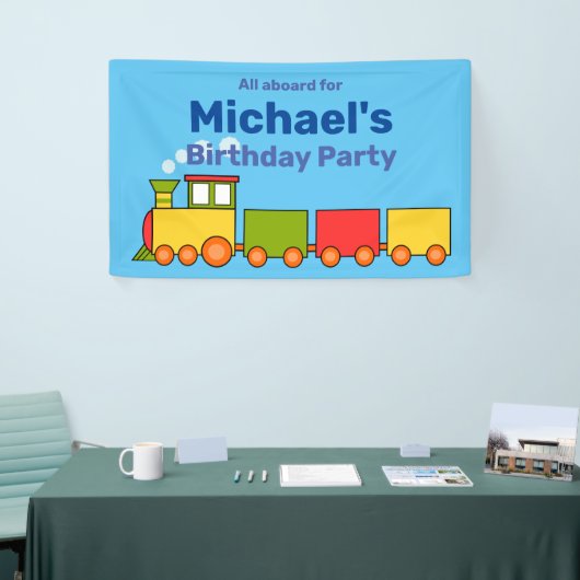 Zug Personalisiert Banner (Messeveranstaltung)