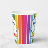 Zug Personalisiert Geburtstag Pappbecher (Rechts)