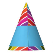 Zug Personalisiert Geburtstag Partyhütchen (Rückseite)