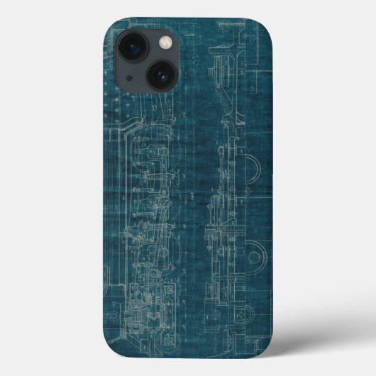 Zug-Plan I Case-Mate iPhone Hülle (Rückseite)