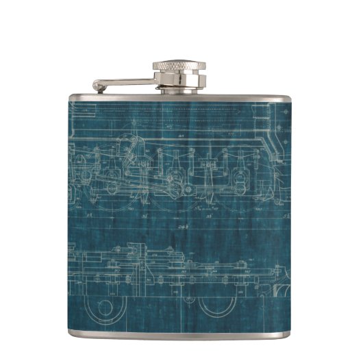 Zug-Plan I Flachmann (Vorderseite)