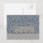 Zug Postkarte (Vorne/Hinten)