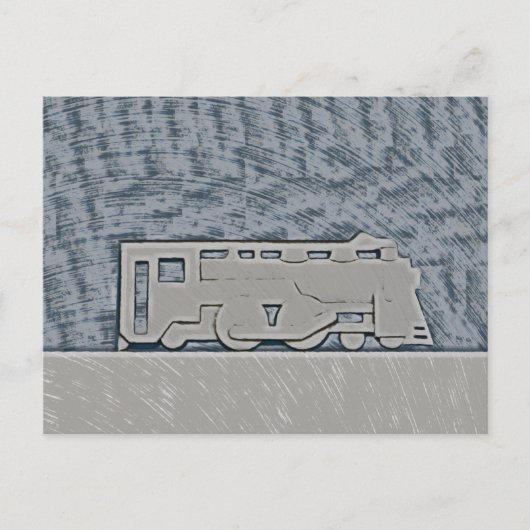 Zug Postkarte (Vorderseite)