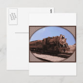 Zug Postkarte (Vorne/Hinten)