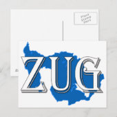 Zug Postkarte (Vorne/Hinten)