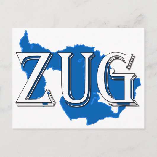 Zug Postkarte (Vorderseite)