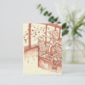 Zug Postkarte (Stehend Vorderseite)