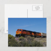 Zug Postkarte (Vorne/Hinten)