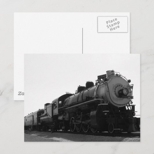 ZUG POSTKARTE (Vorne/Hinten)