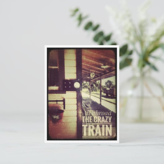 Zug Postkarte (Stehend Vorderseite)