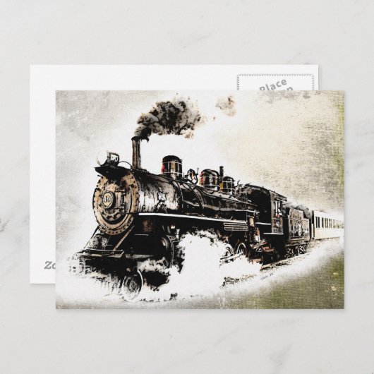 Zug! Postkarte (Vorne/Hinten)