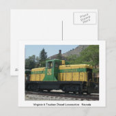 Zug-Postkarte Postkarte (Vorne/Hinten)