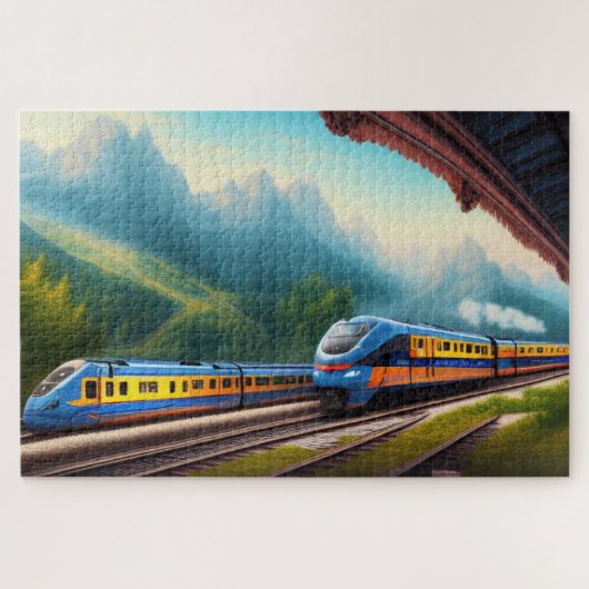 Zug-Puzzle Puzzle (Horizontal)