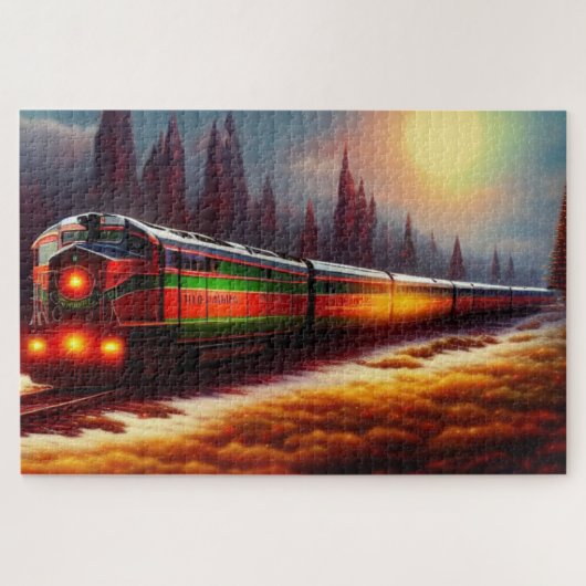 Zug-Puzzle Puzzle (Horizontal)