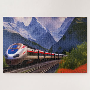 Zug-Puzzle Puzzle